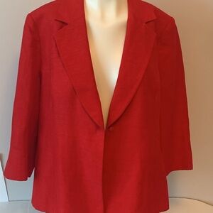 Windmoor 3/4 Sleeve Silk/Linen Blazer